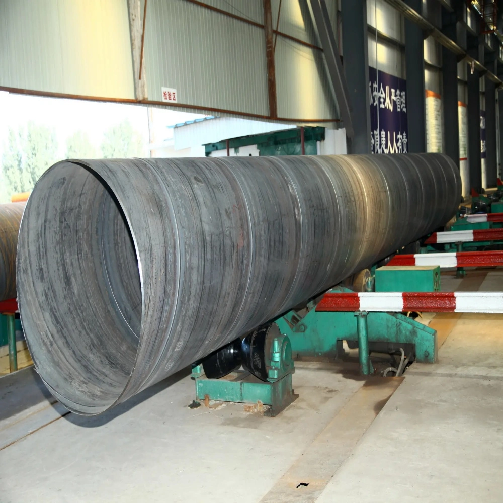 ASTM A36 Ss400 Ms Spiral Welded Tube Low Carbon Steel Pipe for Sewage Treatment