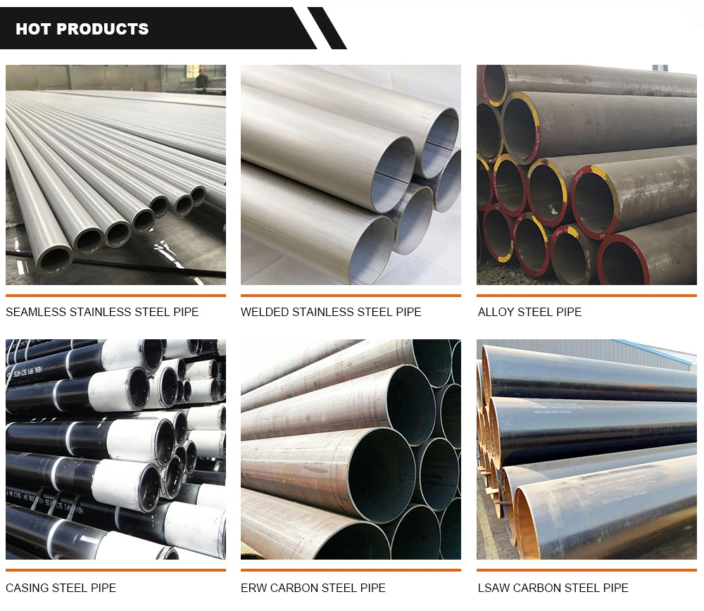 Factory Supply API 5L X-65 Psl2 Spiral Weld Tube SSAW LSAW ERW Carbon Steel Line Pipe